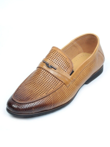 C152-3 BROWN Полуботинки мужские (натуральная кожа)