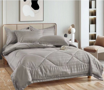 Одеяло Mency Страйп-сатин Средней плотности с простыней и наволочками ODMENZSS11