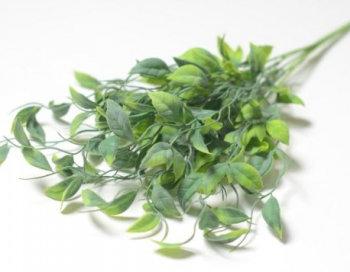 Искусственные цветы, Ветка в букете зелени свисающий 5 веток (1010237)