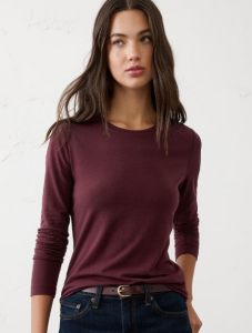 Timeless Long-Sleeve Crew-Neck T-Shirt