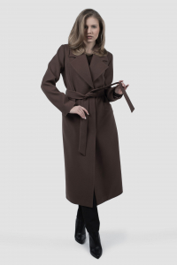 01-12263 Пальто женское демисезонное (пояс)