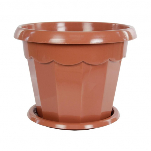 Горшок ГАРМОНИЯ 2.5л коричн.М-1575