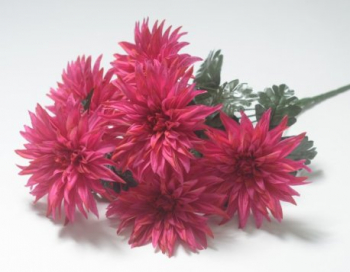 Искусственные цветы, Ветка в букете георгин 7 голов (1010237)