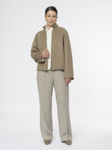 Теплая куртка из пальтовой ткани