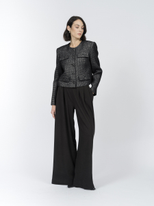 Палаццо из мягкого трикотажа с шерстью