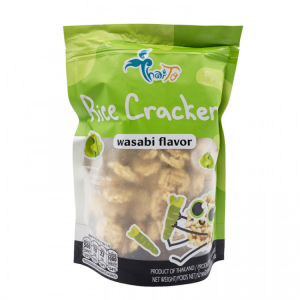 Крекеры рисовые обжаренные со вкусом васаби, 100 гр