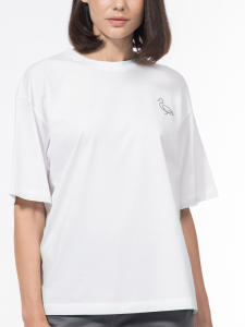 Футболка оверсайз с небольшим принтом