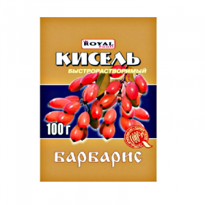Быстрорастворимый кисель барбарис 100гр*80