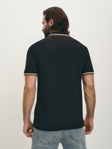 Поло из хлопкового трикотажа