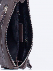 Мужская кожаная сумка Richet 2300LN 354 Коричневый