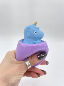 Мялка - антистресс «Unicorn», purple (6*5,8 см)