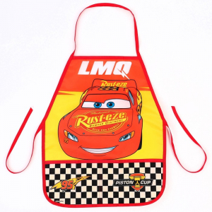 Фартук детский «Тачки», р-р. 490?395 мм