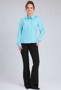 Блуза Lady Line 540 голубой