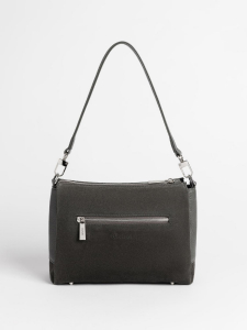 Женская кожаная сумка Richet 3107LNC 744763 Серый