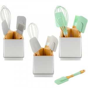 160-020 Набор кухонных принадлежностей для выпечки 4пр. на подставке в под.уп.(х12)