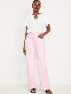 Curvy Extra High-Waisted Wide-Leg Jeans