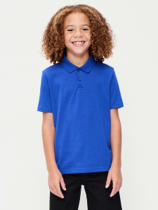 School Uniform Jersey Polo Shirt for Boys