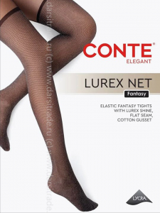 Колготки женские Fantasy Lurex Net Conte Дроп