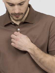 Поло из хлопкового трикотажа