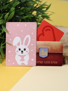 Держатель для карт «Love bunny» (6,5 х 9,5 см)