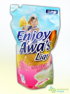 Гель для стирки одежды с кондиционером Enjoy Awa’s - аромат цветов 800 мл.