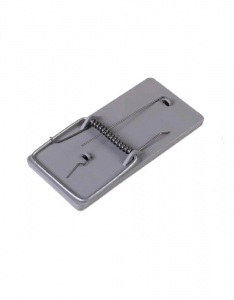 Капкан на грызунов «Мышеловка» пластик 10х5 см, 1 шт