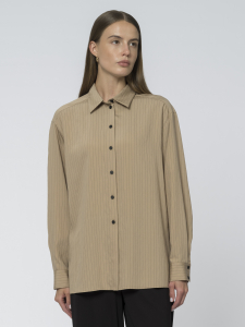 Удлиненная блуза рубашечного кроя