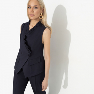 Жилет приталенного силуэта, Добавьте красок (blue)