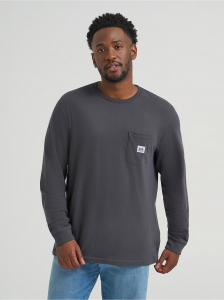 Men's Long Sleeve Workwear Pocket Tee
