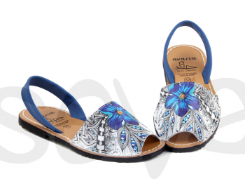 Avarca menorquina, ZAPATO SENORA PIEL