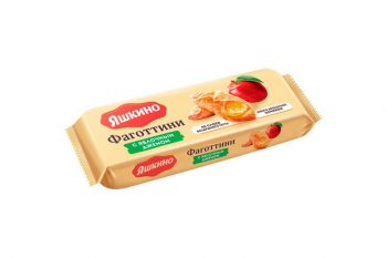 «Яшкино», фаготтини с яблочным джемом, 125 г