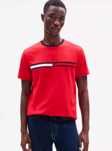 Embroidered Flag Logo T-Shirt