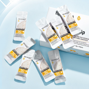 Солнцезащитный крем для лица и тела с экстрактом риса SPF 50 Sadoer, 1 саше 1,5 гр.