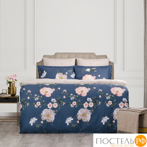 CASSIA ЗАРА КПБ 145х215-1/160х215-1/50х70-2, 4 пр., хл./сатин