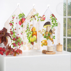 Набор полотенец из рогожки 