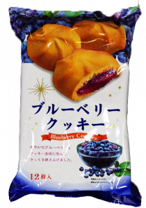 Печенье Furaiatto с черничной начинкой 12 шт, 152 гр