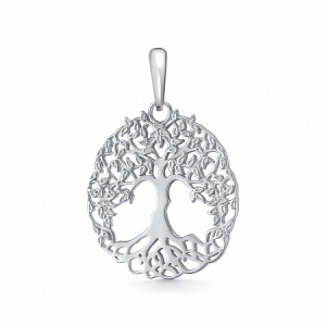 Подвеска родированная серебро 925*