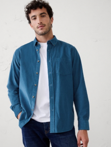 Slim-Fit Fine Wale Corduroy Shirt