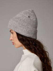 Шапка на велюре 40% ангора PR 25022