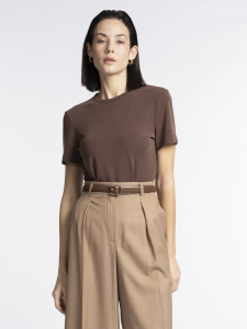 Футболка из вискозного трикотажа