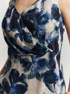 Платье с цветочным принтом