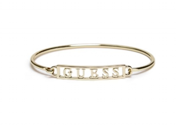 Gold-Tone Logo Bangle