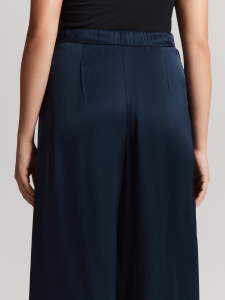 Брюки из атласной вискозы