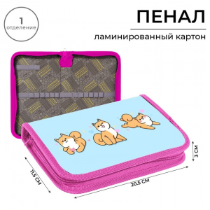 Пенал 1 секция 115 х 205 х 30 мм, Calligrata 