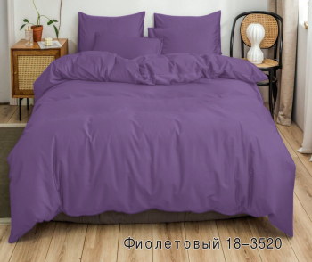 “Акция Простыня на резинке Моноколор “Фиолет” Микрофибра