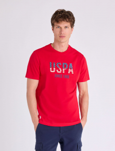 USPA EMBOSSED WORDMARK JERSEY T-SHIRT
