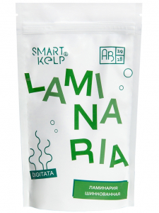 Ламинария резаная SMARTKELP®, водоросли беломорские пищевые, 60 г