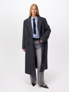 Пальто из премиальной шерсти с мембраной и съёмной подстёжкой