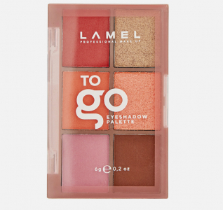 [Истекающий срок годности] Набор теней для век Lamel Professional - To Gо Eyeshadow Palette, тон 404