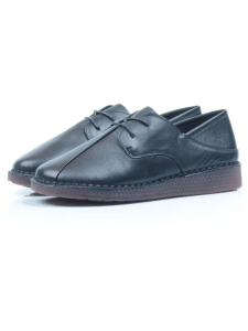 03-5905 BLACK Полуботинки женские (натуральная кожа)